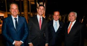La Nación / Santiago Peña es destacado por empresarios y autoridades brasileñas