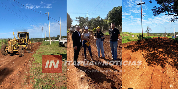 COMIENZAN OBRAS VIALES EN EL DISTRITO DE SAN JUAN DEL PARANÁ - Itapúa Noticias