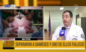 Separaron a siameses y uno de ellos falleció | Telefuturo