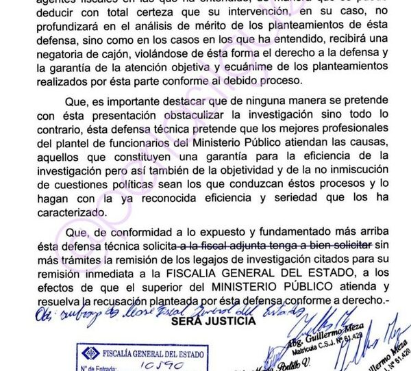 Gigantesca chicana de Prieto: Recusa en otras 19 causas a los tres fiscales que le imputaron
