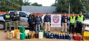 Diario HOY | Decomisan casi 400 litros de nafta y diésel de contrabando en Encarnación