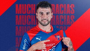 Cerro Porteño agradece a Gabriel Báez