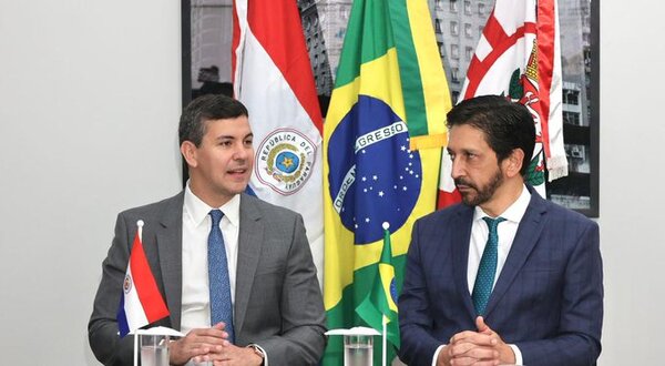 Electo presidente Santiago Peña se reunió con alcalde de São Paulo