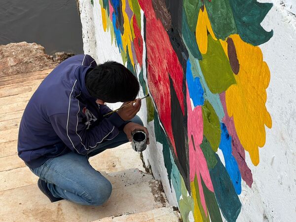 Pintan para fomentar la salud mental en Concepción
