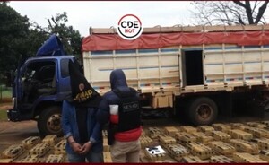 Transportaba 1.454 kilos de marihuana en un camión