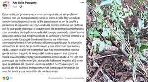 Diario HOY | Mujer halló cuerpo en el cerro el día después de la desaparición de María Ramona