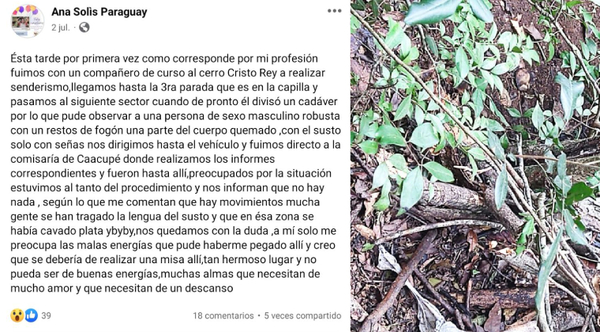 Diario HOY | Mujer halló cuerpo en el cerro el día después de la desaparición de María Ramona