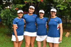 Tenistas guaraníes "blanquean" a Bahamas en Santo Domingo - La Tribuna