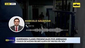 Video: suspenden clases presenciales por amenazas  - ABC Noticias - ABC Color