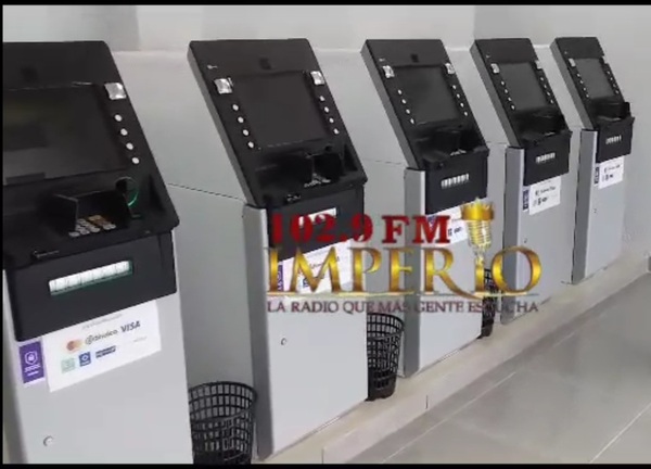 Sucursal del BNF cuenta con cinco nuevos cajeros automáticos - Radio Imperio