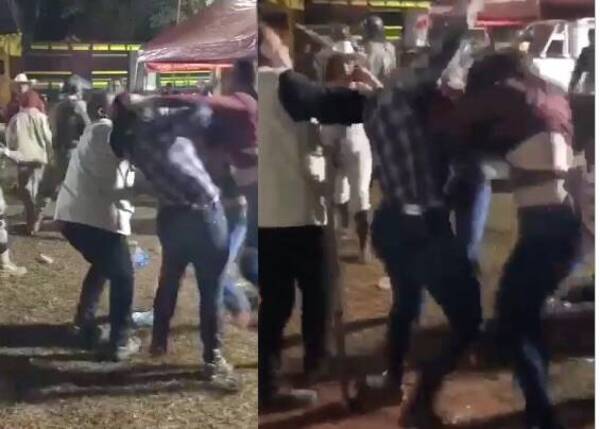 [VIDEO] Jineteada opá en moquete de mujeres