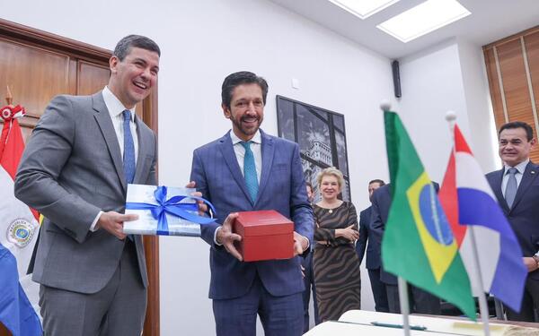 Peña visitó al alcalde de São Paulo buscando fortalecer relaciones comerciales y de inversión - El Trueno