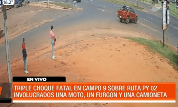 Triple choque deja un muerto en Campo 9 | Telefuturo