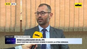 Video: Contrataciones emitirá dictamen sobre IPS la próxima semana - ABC Noticias - ABC Color