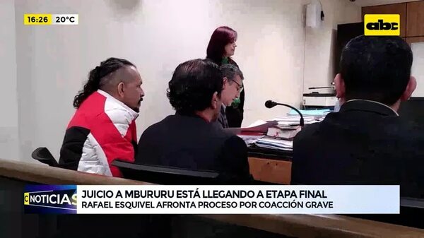 Video: juicio a Mbururu está llegando a su etapa final - ABC Noticias - ABC Color
