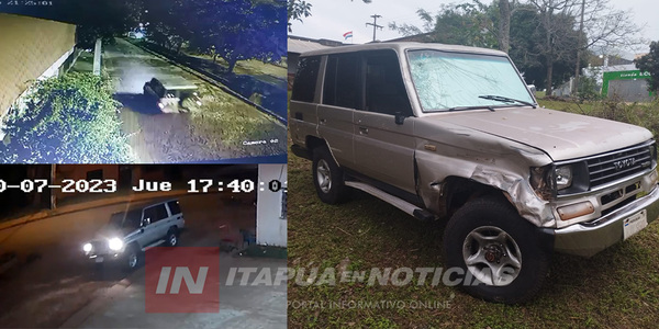 CAMIONETA QUE ARROLLÓ A MOTOCICLISTA ESTARÍA INVOLUCRADA EN BANDA DE “POLICRIMINALES” - Itapúa Noticias