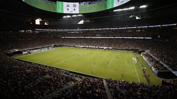El rugir del estadio en el gol de Almirón