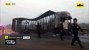 Video: asaltan y queman un transporte de carga  - Crimen y castigo - ABC Color