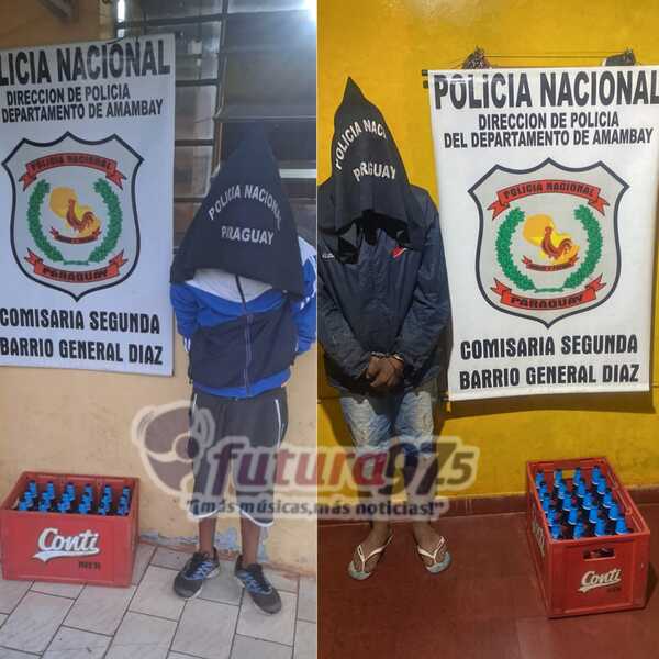 Dos personas aprehendidas por hurto agravado y recuperación de lo hurtado