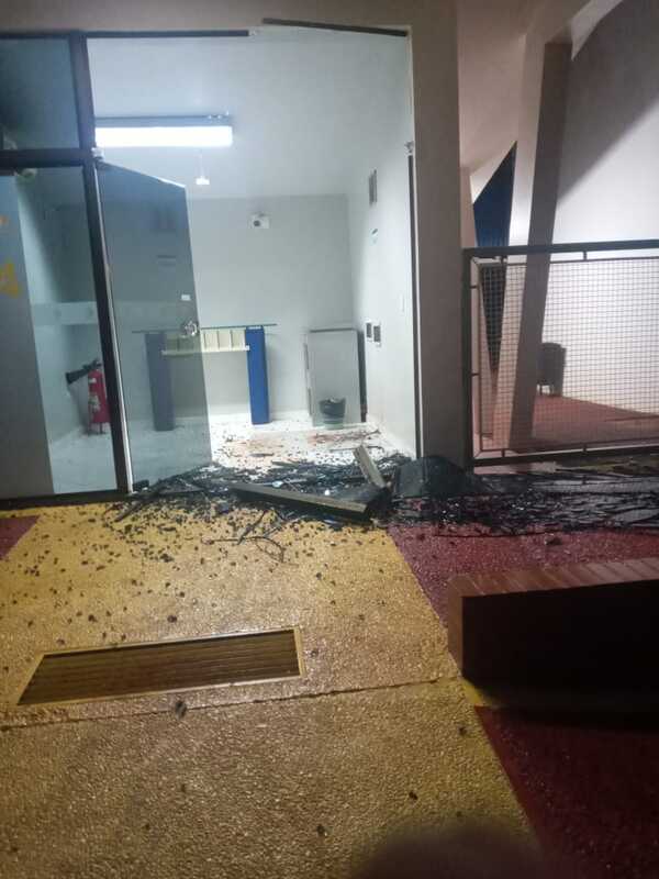 Gavilla criminal roba cajero automático de Los Cedrales