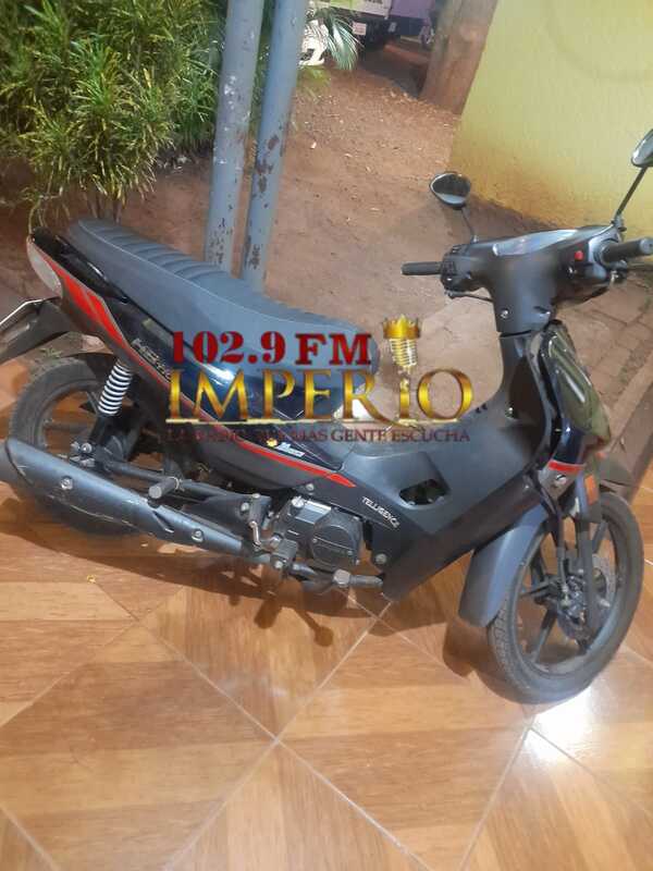 Recuperan motocicleta que fue hurtada de una escuela del barrio Bernardino Caballero - Radio Imperio
