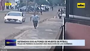 Video: Detenidos dos autores de muerte de pitbull - ABC Noticias - ABC Color