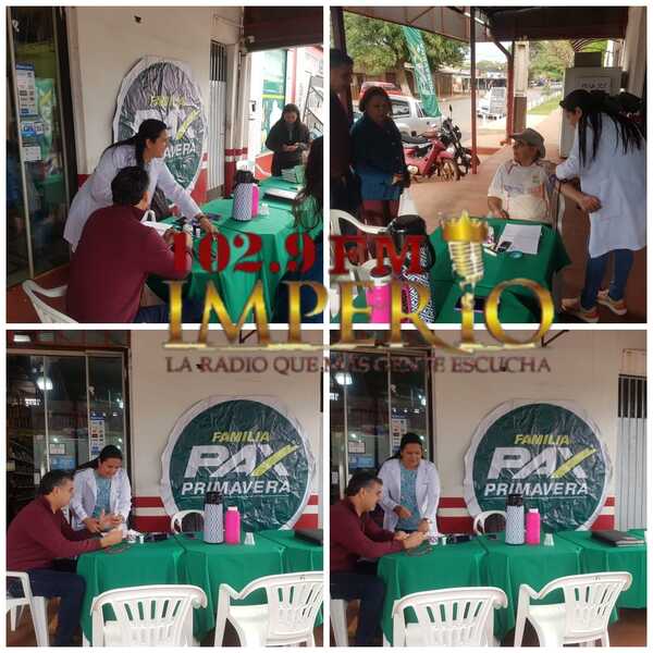En desarrollo la jornada de acción social de Pax Primavera en el barrio Bernardino Caballero - Radio Imperio