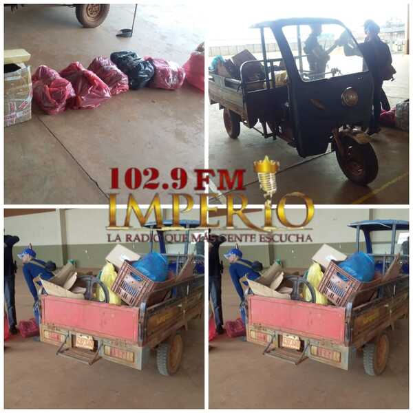 Senad detiene a un hombre transportando cerca de 100 kilos de marihuana en un motocarro - Radio Imperio