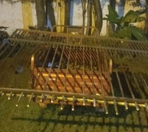 Hurtan hasta un portón en Minga Guazú - Paraguay.com