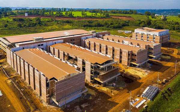 Con el techado en un 97% terminado, avanza obra del Gran Hospital del Sur - .::Agencia IP::.