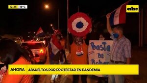 Video: absueltos por protestar en pandemia  - ABC Noticias - ABC Color