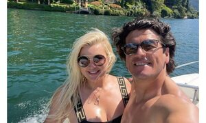 Nélson Haedo disfruta de sus vacaciones en Italia