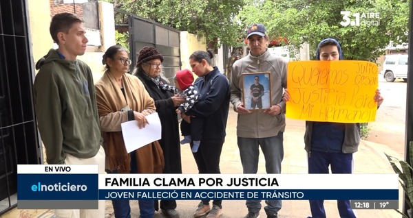 Familiares claman justicia para joven que perdió la vida tras ser arrollado - trece