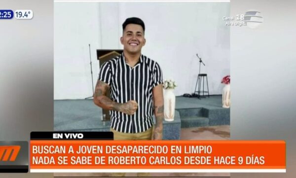 Buscan a joven desaparecido en Limpio | Telefuturo
