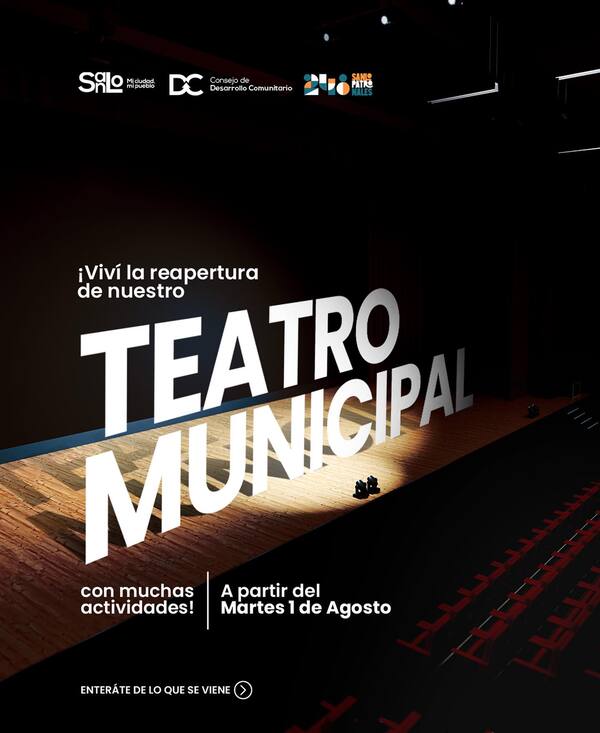 Teatro municipal reabrirá sus puertas el próximo 1 de agosto - San Lorenzo Hoy