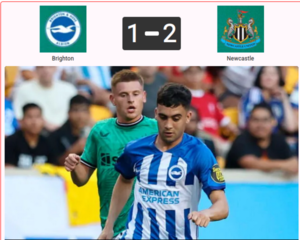 (VIDEO) Newcastle venció 2-1 a Brighton por la Premier League Summer Series 2023