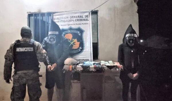 Detienen a una pareja de presuntos microtraficantes en Carapeguá - Policiales - ABC Color