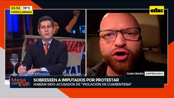 Video: Imputados por protestar en pandemia fueron sobreseídos y absueltos - Mesa de Periodistas - ABC Color