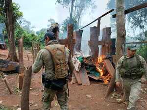 Neutralizan campamentos narcos en Itapúa | 1000 Noticias