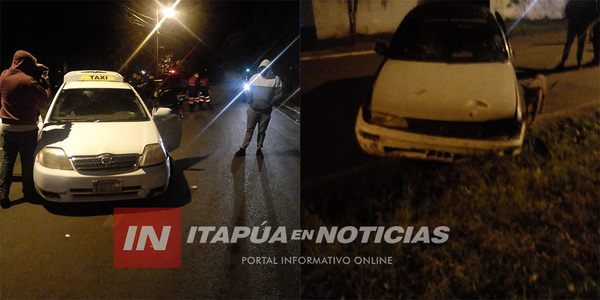 CONDUCTOR EBRIO EMBISTIÓ DE MANERA FRONTAL A OTRO RODADO EN ENCARNACIÓN - Itapúa Noticias