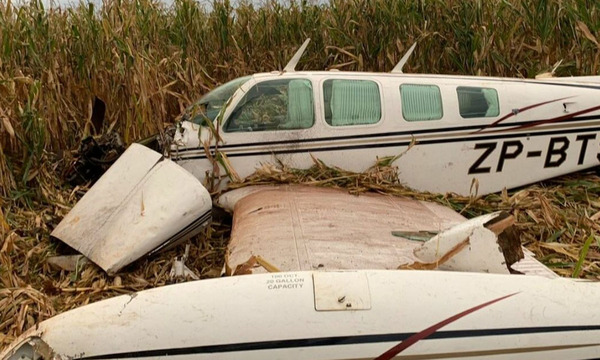Curuguaty: Avioneta sufre aterrizaje forzoso y cuatro ocupantes salen ilesos - OviedoPress