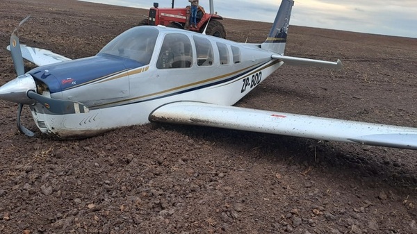 Curuguaty: Sin heridos tras aterrizaje forzoso de avioneta - Noticias Paraguay