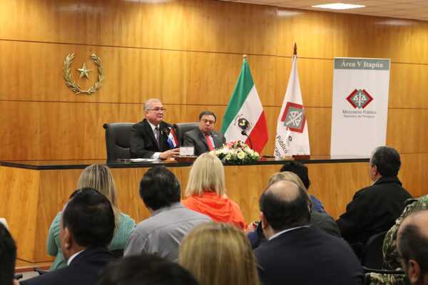 Visita histórica del fiscal general impulsa el sistema judicial en Itapúa, destacan.