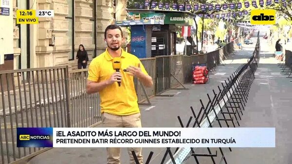 Video: El asadito más largo del mundo - ABC Noticias - ABC Color