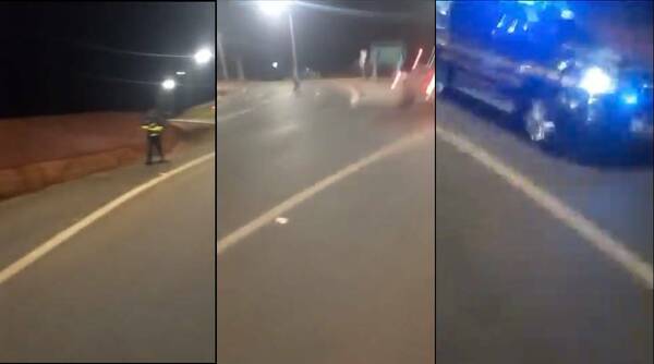 Hacían alcotest para pescar a “pochontoretos” pero ¡los echaron a pedradas y bombazos!