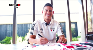 Versus / Sao Paulo anunció de manera oficial a James Rodríguez