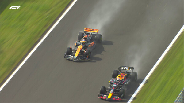 Versus / Verstappen se impone a Piastri en carrera esprint perturbada por la lluvia en Bélgica