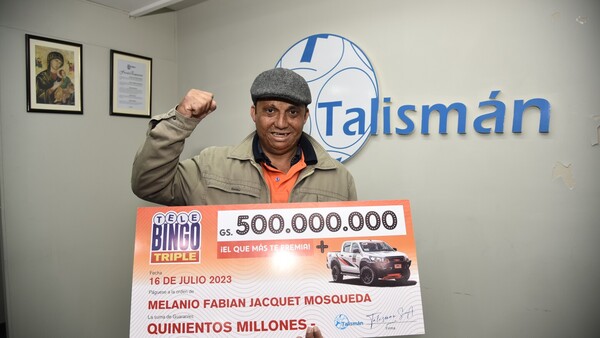 ¡La tercera fue la vencida! Se llevó G. 500 millones y una camioneta de lujo