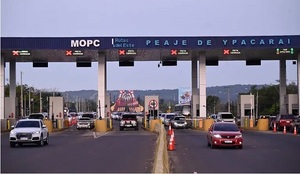 Anuncian aumento del peaje en Ypacaraí