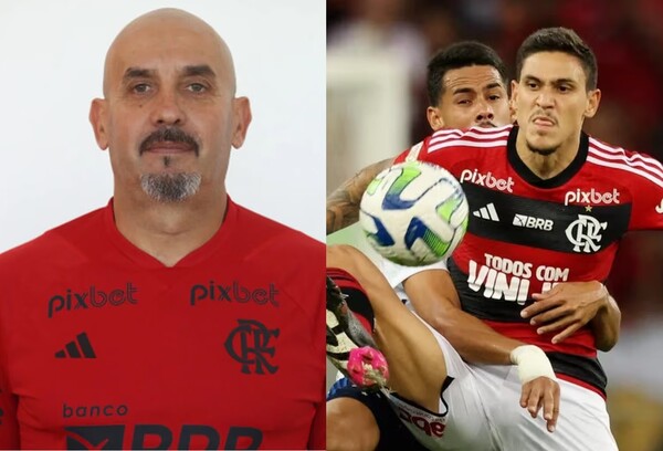 Ayudante de Sampaoli golpea a jugador de Flamengo - trece